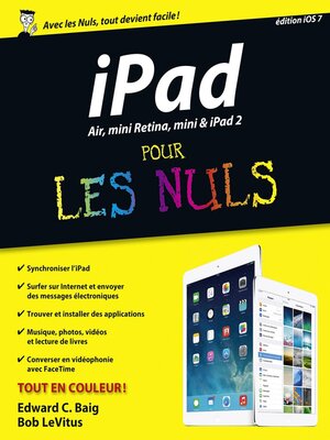 cover image of iPad Air, mini Retina, mini & iPad 2 Pour les Nuls